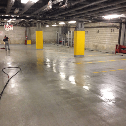 Parking Garage Pressure Washing Company in Chicago, IL